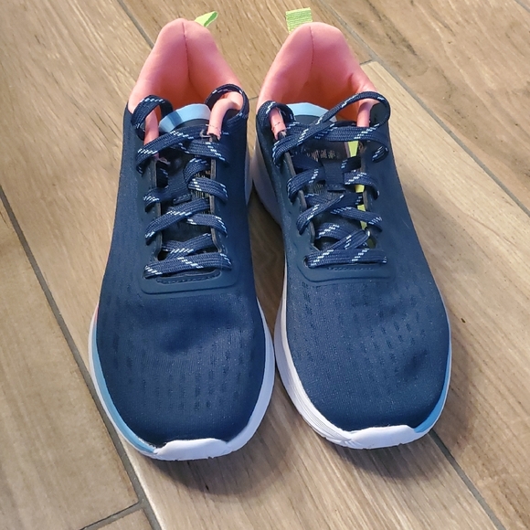 New! AVIA Blue and Pink Athletic Sneakers With Memory Foam Size 7 - Picture 2 of 5